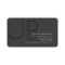 Monogram Grey Black Consultant Business Card
