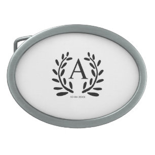 MONOGRAM GROOMSMAN ADD YEAR DATE NAME GIFTS BELT BUCKLE