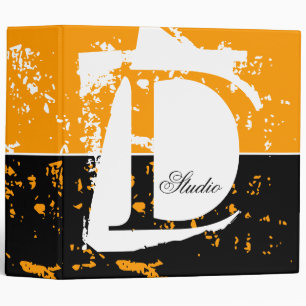 Monogram-Grunge Binders