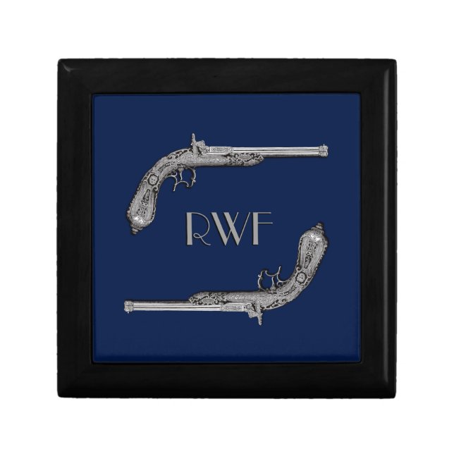 Monogram Gun Box Blue (Front)