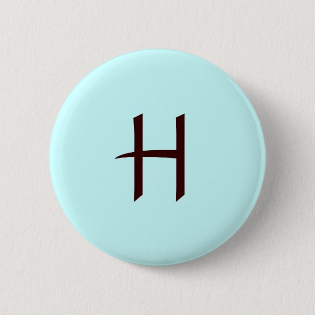 Monogram H Button (Front)
