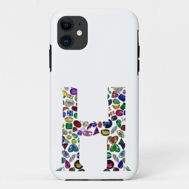 Monogram H Case-Mate iPhone Case (Back)