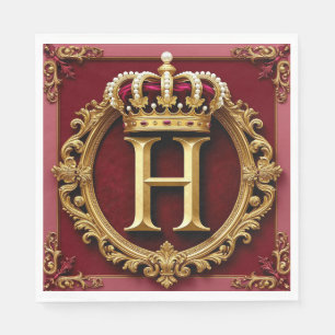 ✨ Monogram H Design For Formal Event Tables ✨ Napkins