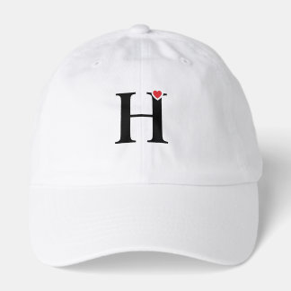 Monogram H Heart Hat