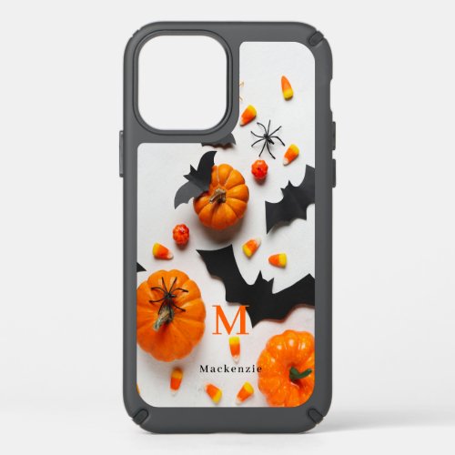 Monogram Halloween Pumpkin for Apple X11121314 Speck iPhone 12 Case