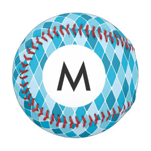 Monogram Harlequin winter pattern Baseball