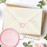 Monogram Hearts Date, Wedding Invitation Envelope Wax Seal Stamp<br><div class="desc">Add a special touch to your wedding or special celebration invitations and favors by using this wax seal stamp.  Your monogram and wedding date (or custom text) is framed by a botanical branch highlighted by a small heart. Truly a special added touch.</div>