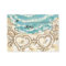 Monogram Hearts on the Beach Place Card