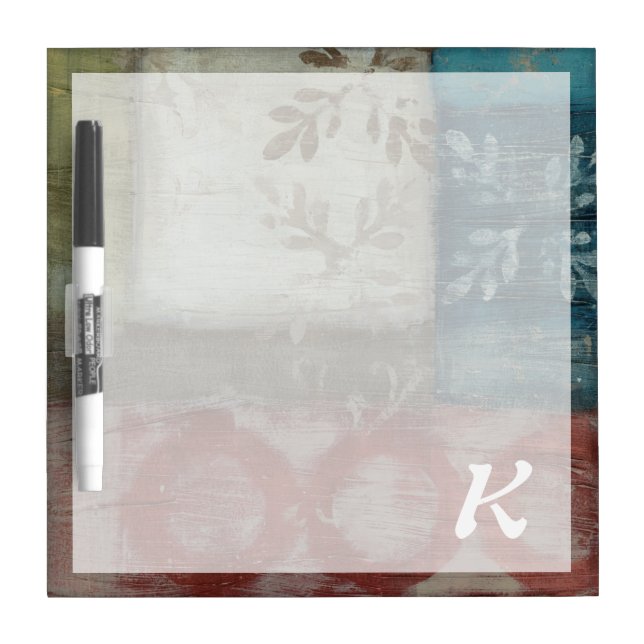 Monogram | Heritage Abstract II Dry Erase Board (Front)