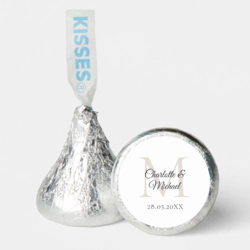 Monogram  hersheys kisses