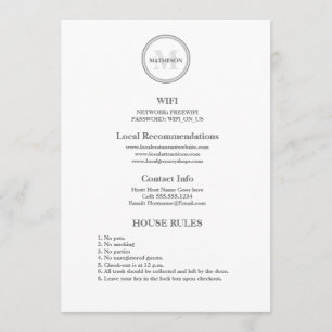 Monogram hospitality Hotel Guest Wifi and rules Invitation