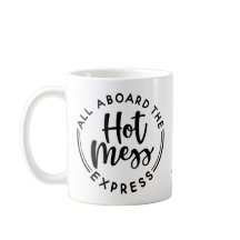 Monogram Hot Mess Express Coffee Mug
