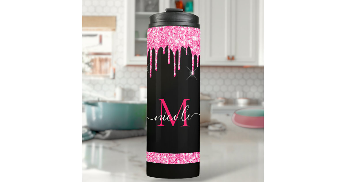 Neon Pink Thermal Water Bottle