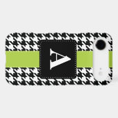 Monogram Houndstooth Case-Mate iPhone Case (Back (Horizontal))