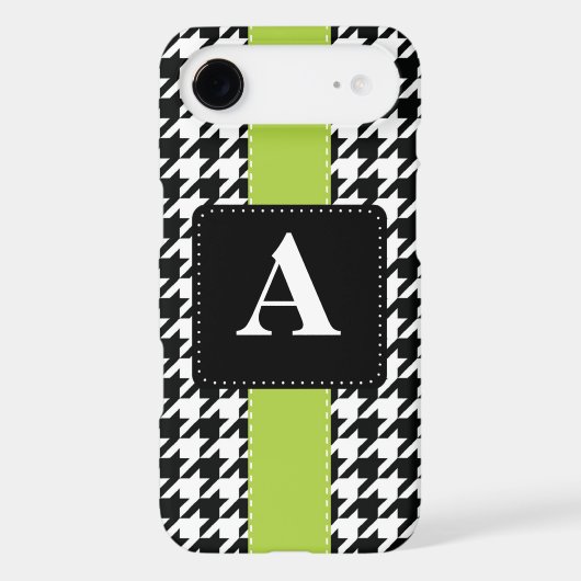 Monogram Houndstooth Case-Mate iPhone Case (Back)