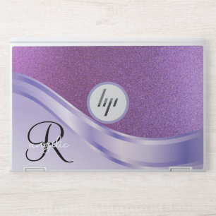  monogram hp laptop skin,girly hp laptop skin,   h skin