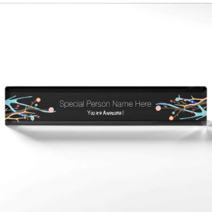 Monogram Humor Quote Funny Name Plate