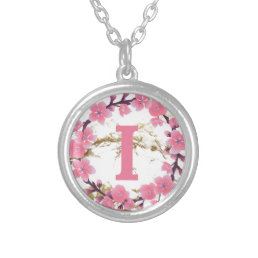 Monogram I Cherry Blossom Necklace
