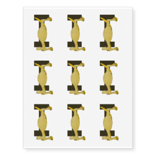 Monogram I Flexible Horse Personalised Temporary Tattoos