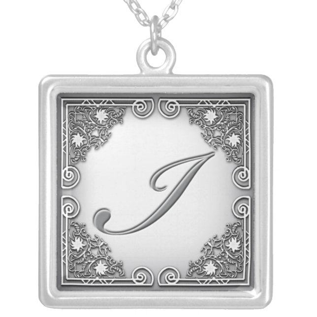 Monogram "I" Necklace (Front)