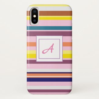 Monogram  iApple iPhone X, Barely There