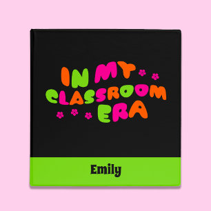 Monogram In My Classroom Era School Binder