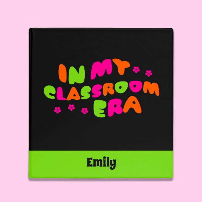 Monogram In My Classroom Era School Binder (Creator Uploaded)