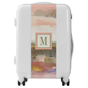 Monogram Influence of Line and Color Gold Crop Luggage