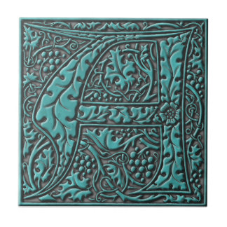 Monogram Initial A Ceramic Tile