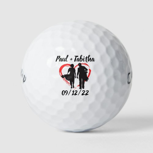 Monogram Initial and Name Personalized  Golf Balls