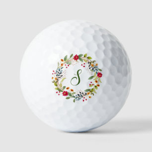 Monogram Initial and Name Personalized Golf Balls