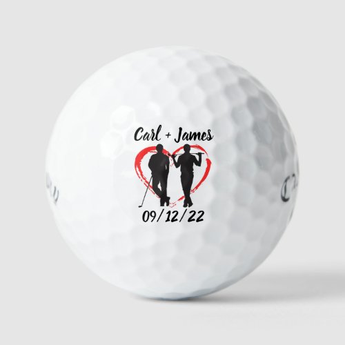 Monogram Initial and Name Personalized  Golf Balls