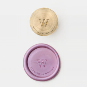 Monogram Initial and Names Family Wax Seal Stamp