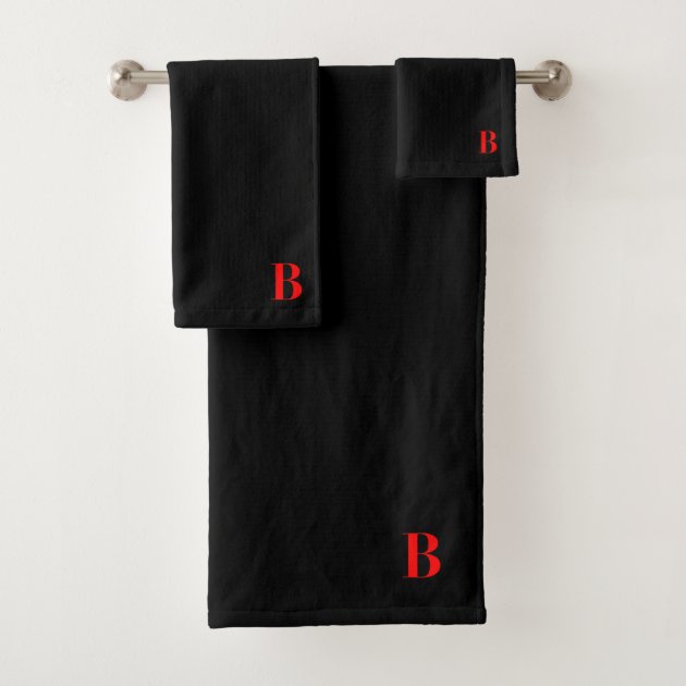 Initial towel online set