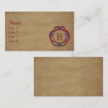Monogram Initial Celtic Design 