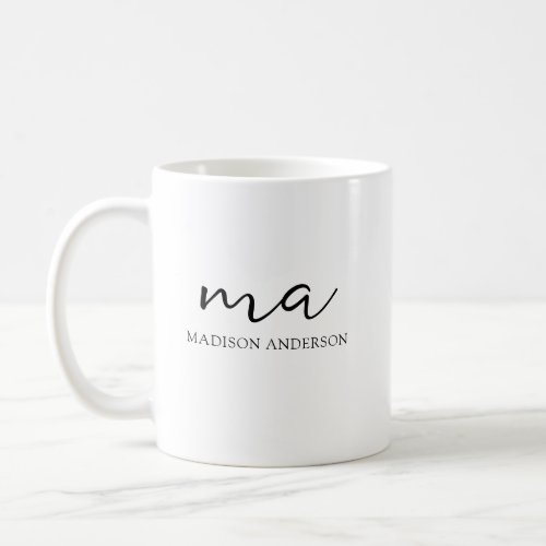 Monogram Initial Coffee Mug