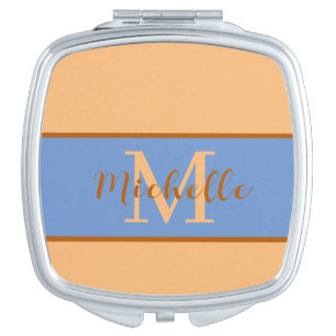 Monogram & Initial compact mirror