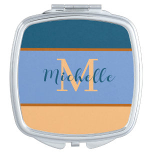 Monogram & Initial compact mirror