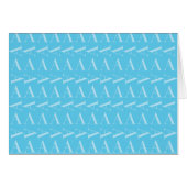 Monogram Initial Letter A, Aqua Blue (Front Horizontal)