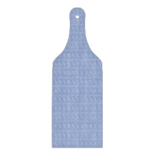 Monogram Initial Letter A, Blue Cutting Board