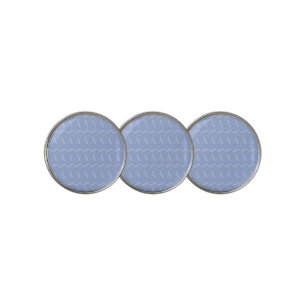 Monogram Initial Letter A, Blue Golf Ball Marker