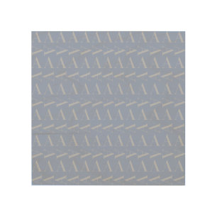 Monogram Initial Letter A, Blue Wood Wall Art