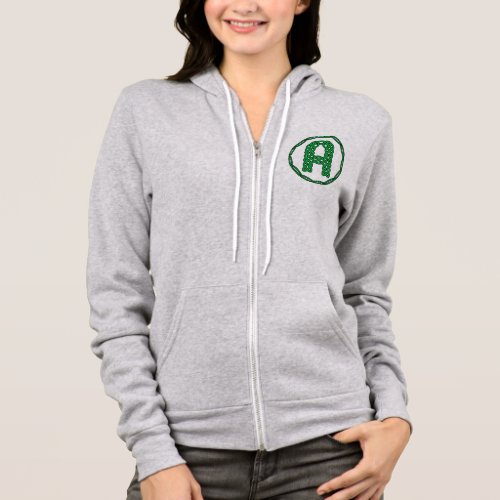 Monogram Initial Letter A In Celtic Style Hoodie