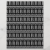 Monogram Initial Letter B (Front)