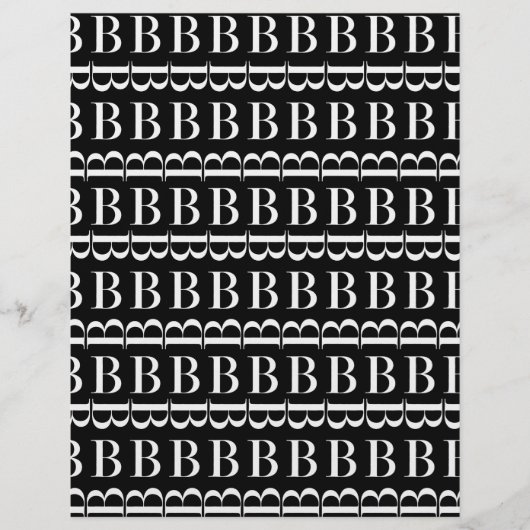 Monogram Initial Letter B (Front)