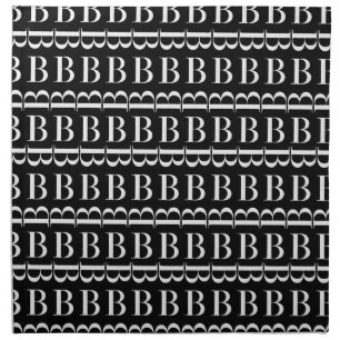 Monogram Initial Letter B Cloth Napkin