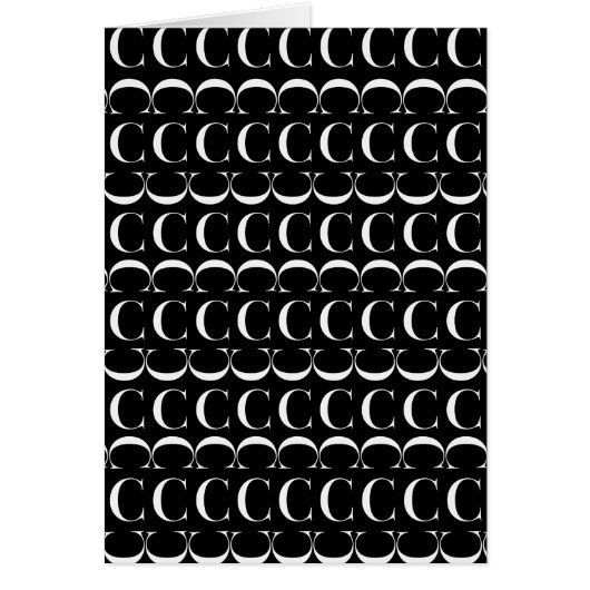 Monogram Initial Letter C (Front)