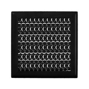 Monogram Initial Letter C Keepsake Box