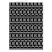 Monogram Initial Letter D (Front)