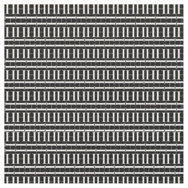 Monogram Initial Letter H Fabric (Close Up)